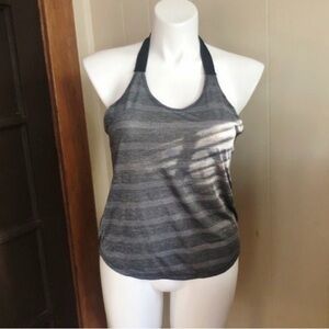 Nike Dri-FIT Athletic Razorback Tank Top Medium Gray Casual‎ Activewear